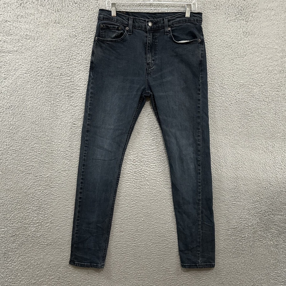 Levis Jeans Mens 32x34 Blue Denim 510 Skinny Dark Wash American Stretch Red Tab